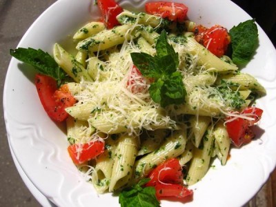 penne cu spanac 004 penne cu spanac 004