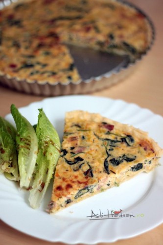 Quiche cu praz