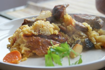 arroz con carne i verduras 10