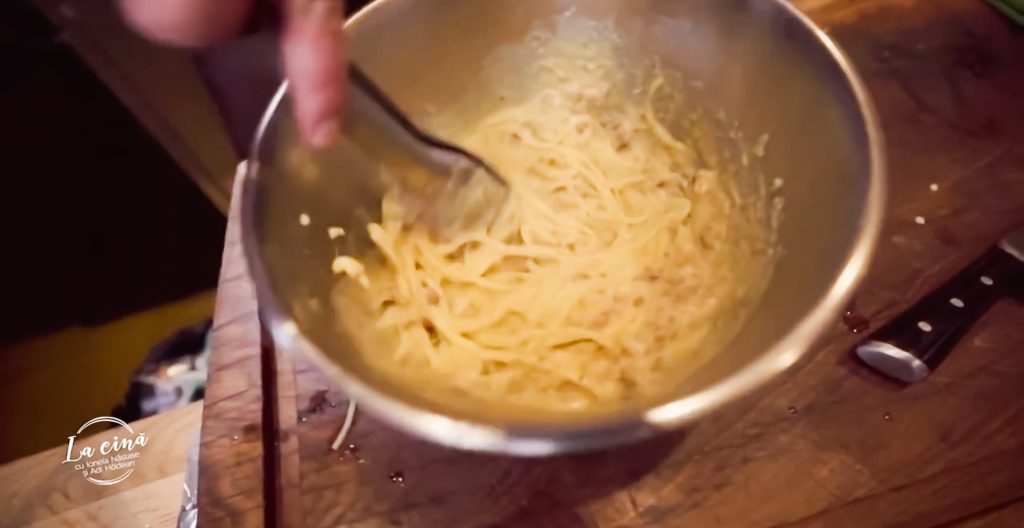 pregătire spaghetti