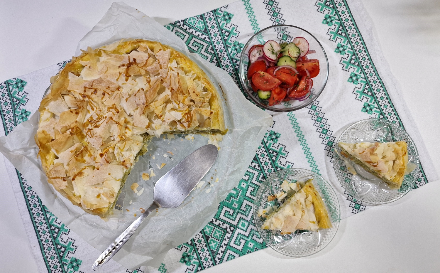 Plăcintă cu praz – o rețetă rapidă
