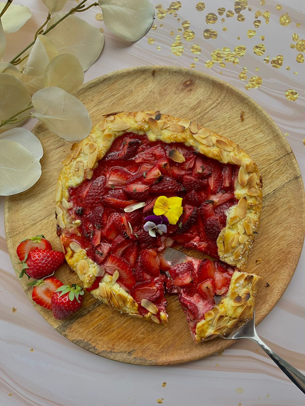 Galette cu căpșuni