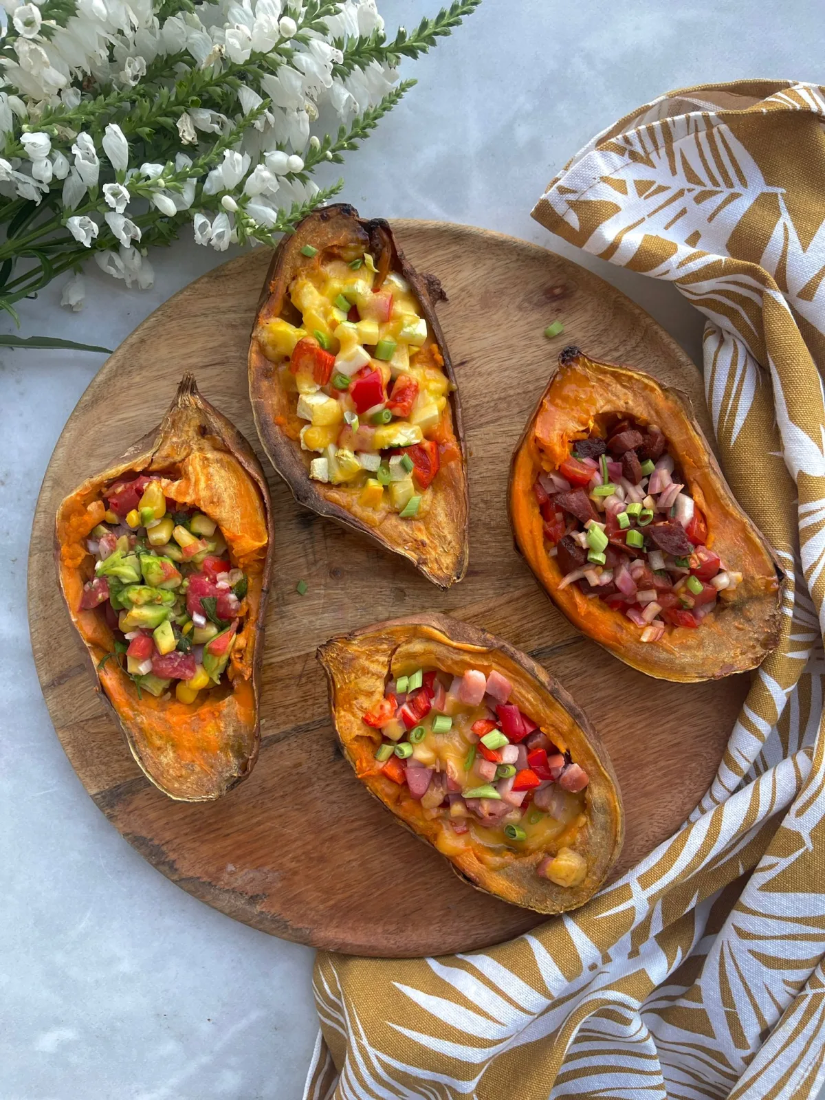 cartofi dulci la cuptor