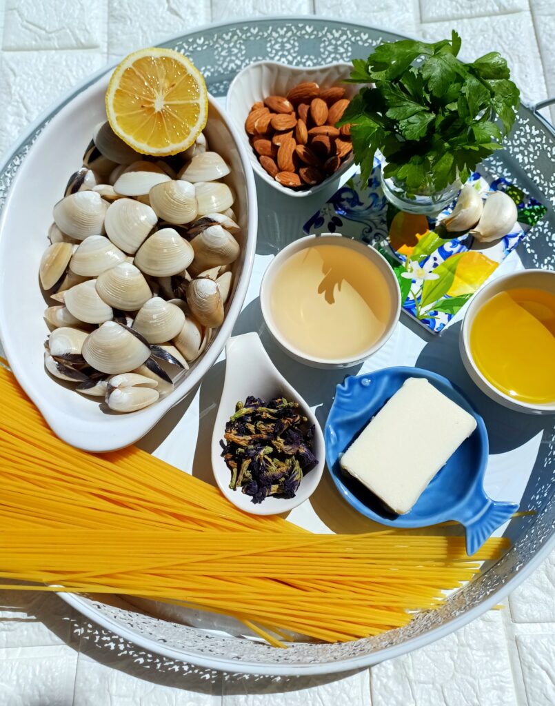 Ingrediente spaghetti cu scoici