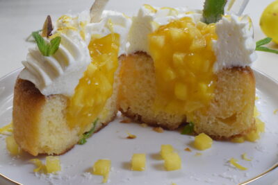 Baba au rhum secțiune