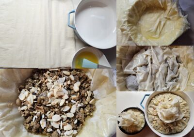 Pregătire pastilla coacere
