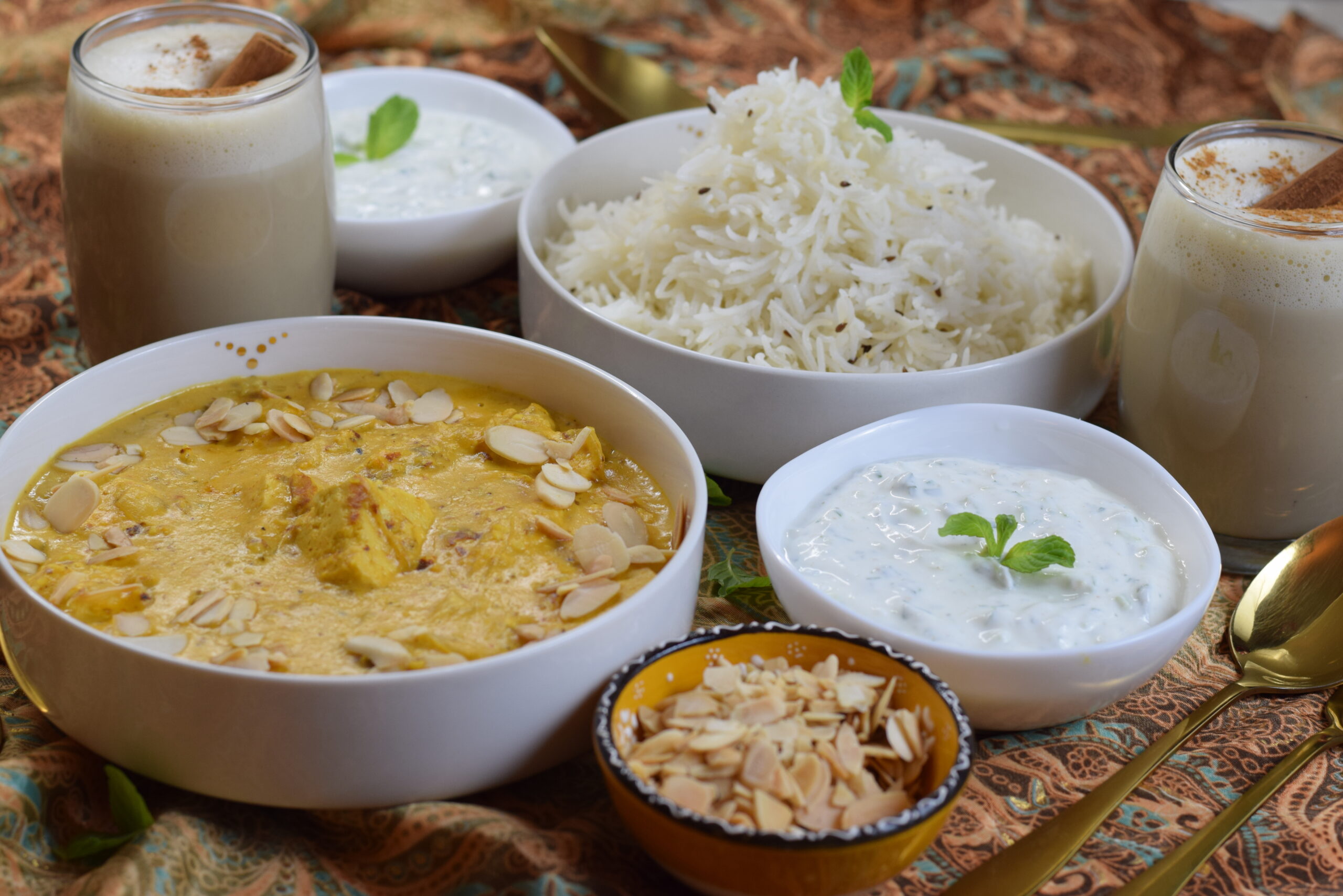 Festin indian – Tofu korma cu orez basmati