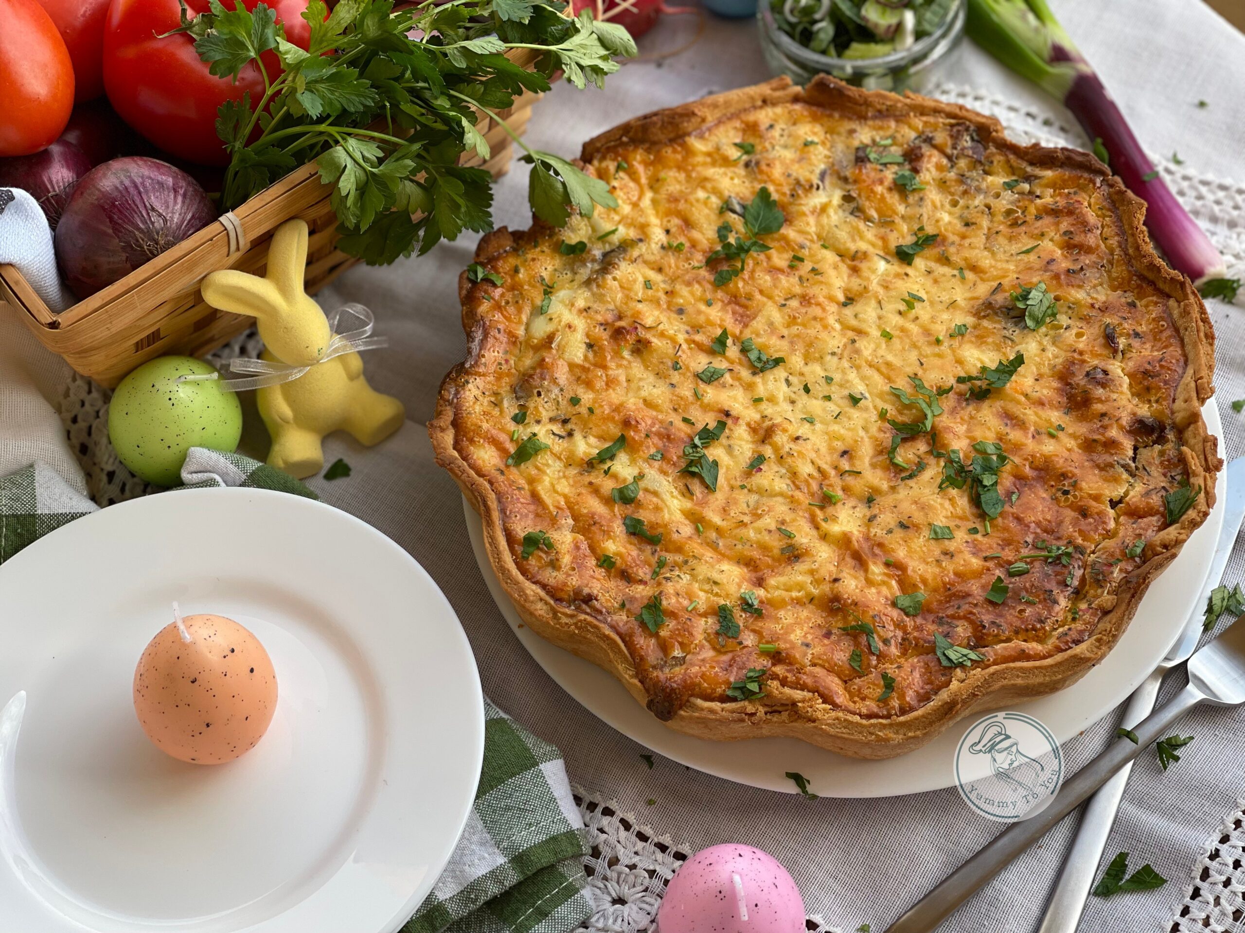 Leftover Delight – Rustic Quiche