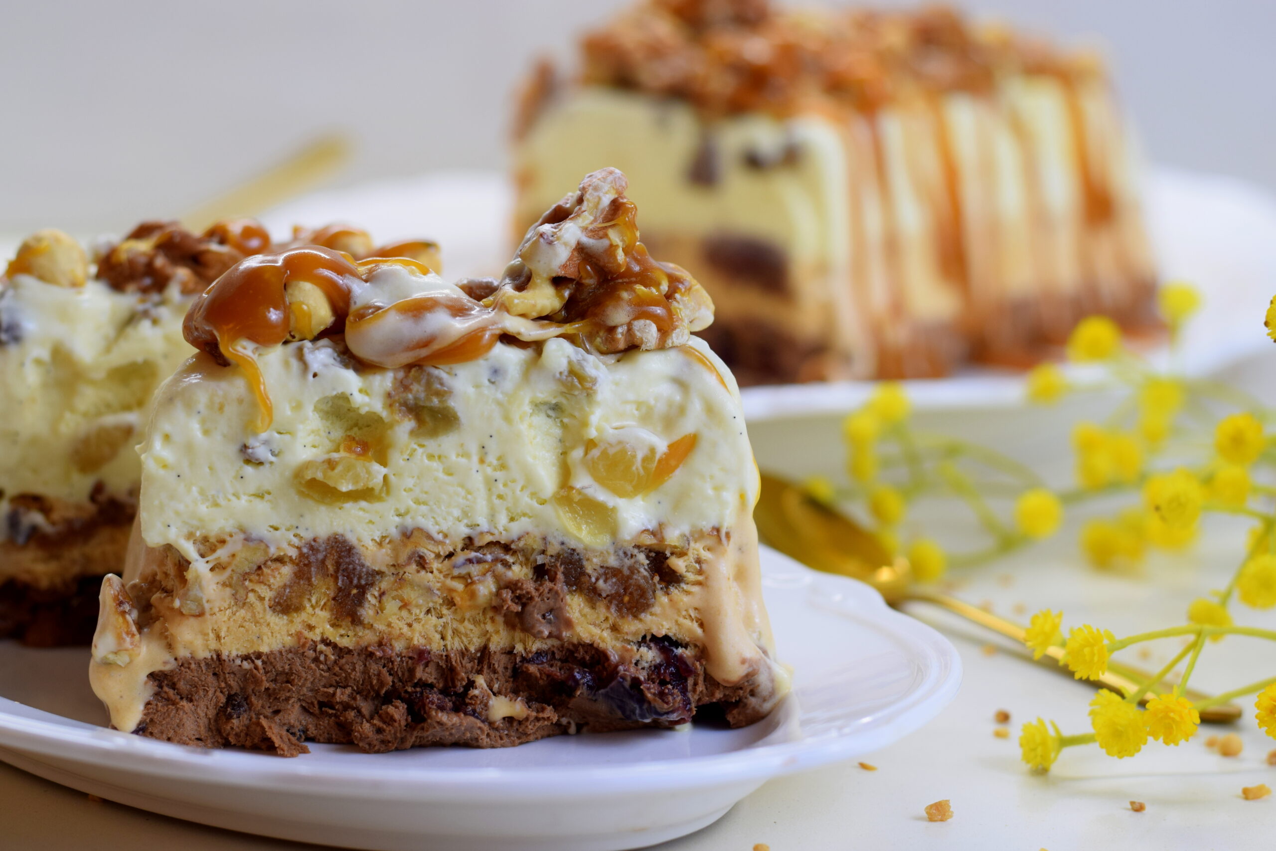 Parfait cassata – un trio de arome rafinate