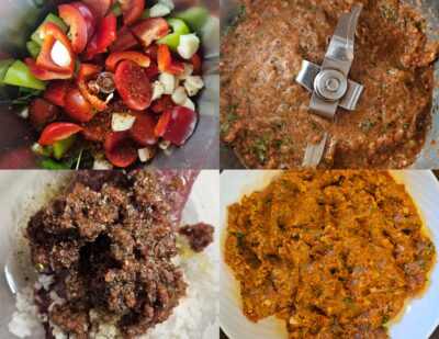 Preparare carne lahmacun