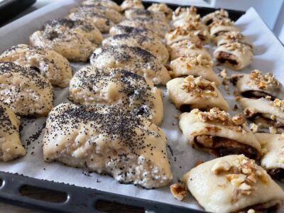 romburi dulci decor inainte de coacere