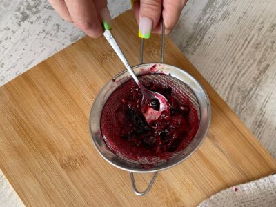 strecurare fructe sirop