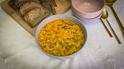 11.servire supă de măcriș