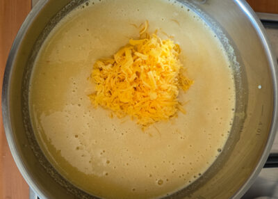 8.adăugare brânză