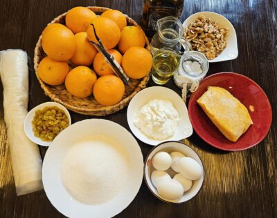 Ingrediente portokalopita