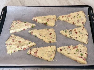 scones inainte de coacere