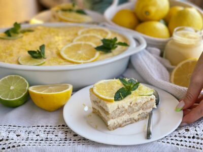 servire 1 Tiramisù al limone