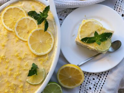 servire 2 Tiramisù al limone