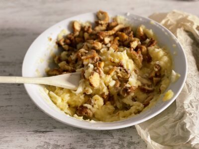 umplutura pui piure si branza jacket potatoes