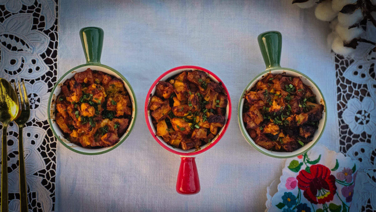 1.cover gratin de cartofi cu pui