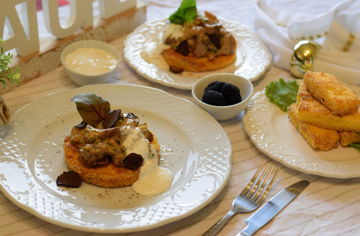 Ciulama din mix de ciuperci cover