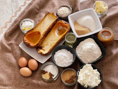 Coffee Cake cu Dovleac și Cremă de Brânză ingrediente