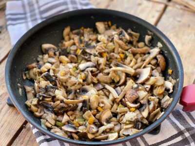 ciuperci si legume umplutura terina