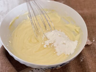 pregatire crema de branza