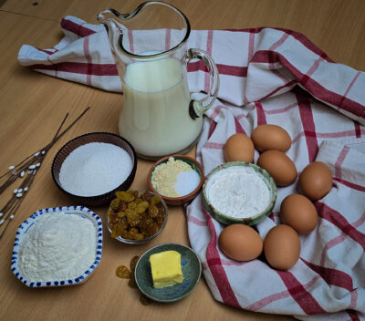 3. ingrediente cremă pufoasă