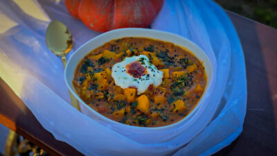 9.servire supă de dovleac