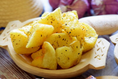 Cartofi fierți și prăjiți