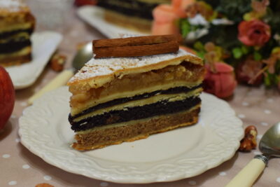 prăjitură Flódni felie 2