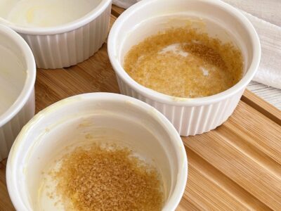 pregatire ramekine budinci