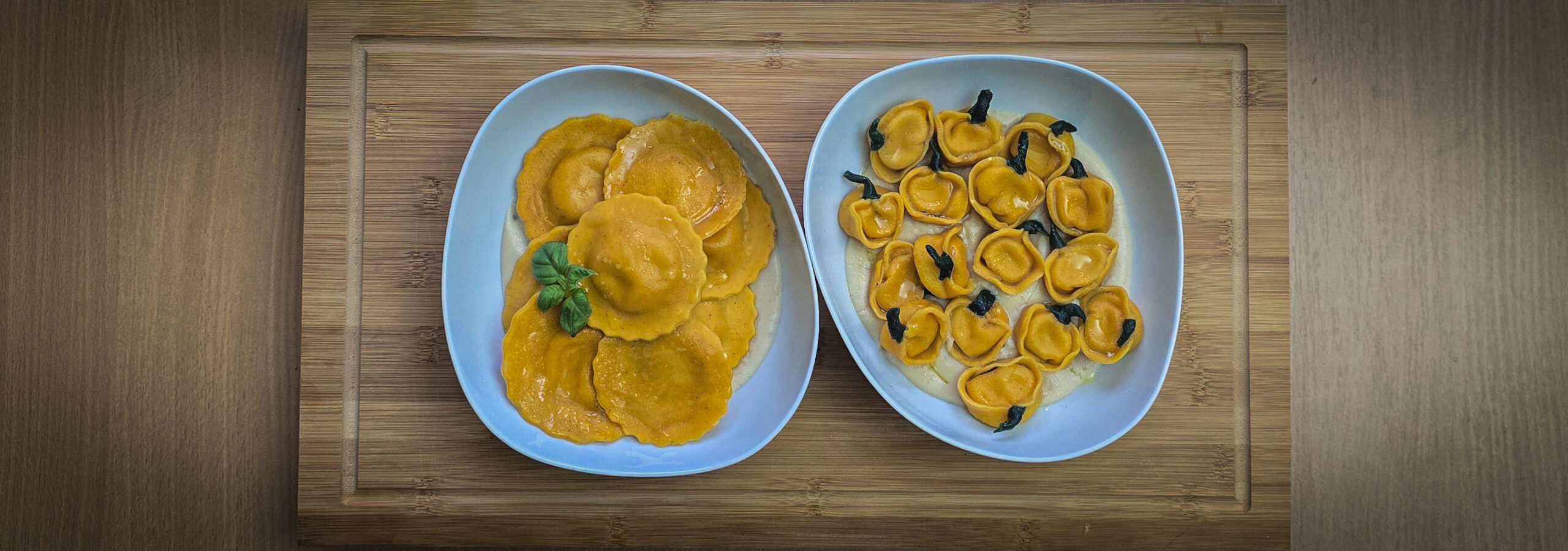 Tortellini cu dovleac și ricotta