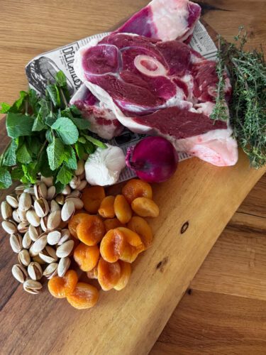 2. Ingrediente tajine