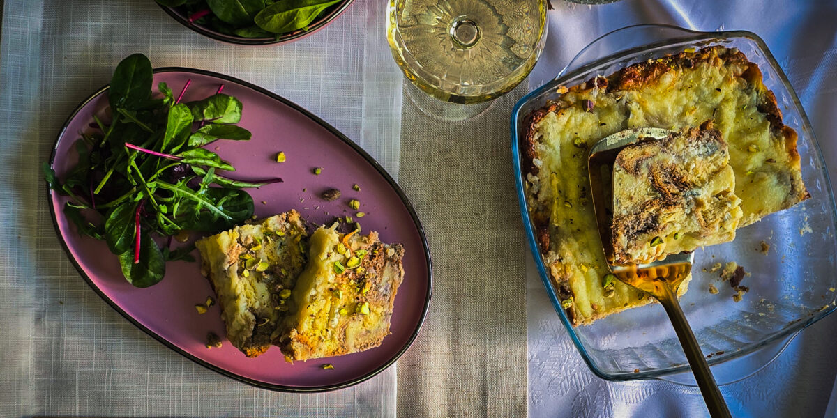 Budincă sărată din cozonac