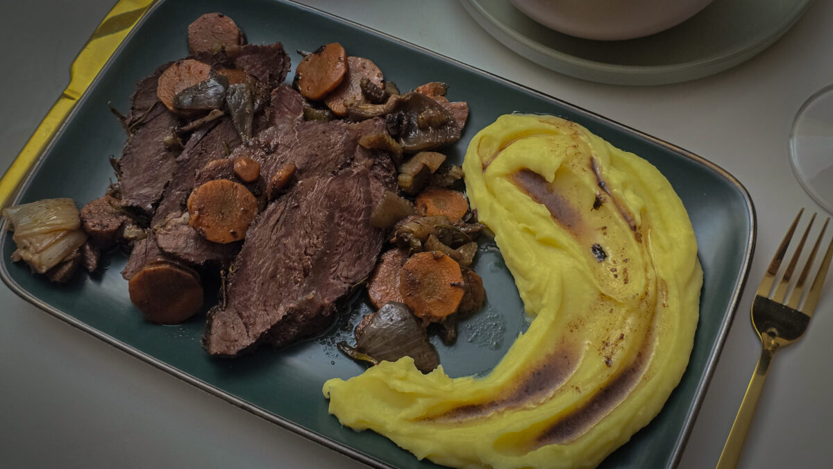 Obrăjori de viţel la sous-vide