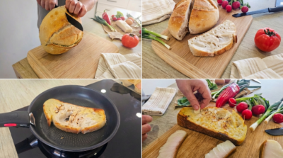 pregătire bruschetta