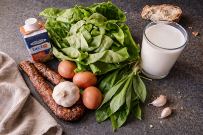 ingrediente supă de leurdă