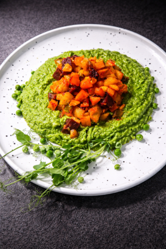 servire piure de mazăre