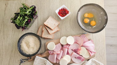 ingrediente pentru sandwich in crustă