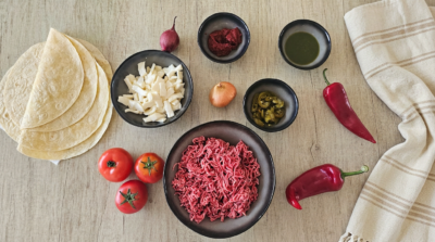 ingredient pentru Conuri Crocante cu Carne și Mozzarella