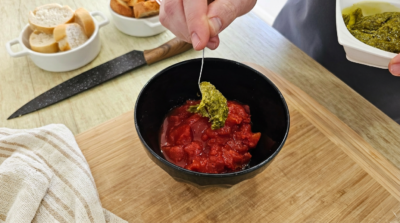 sos de roșii cu Pesto