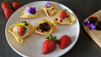 coșulețe din parmezan