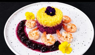 risotto cu creveți