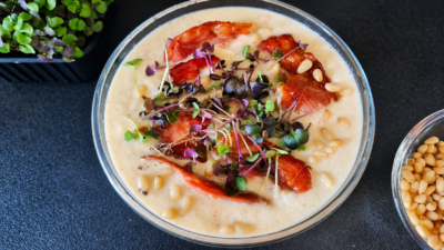Gazpacho de pepene galben 