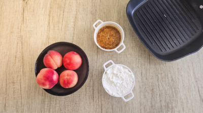 ingrediente Piersici Caramelizate cu Ricotta