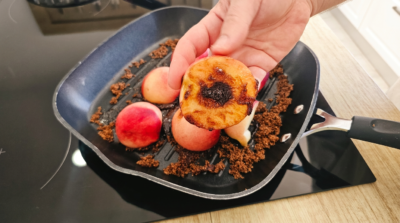 caramelizare piersici 2