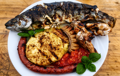 păstrăv la grătar