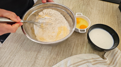 pregătire ingrediente uscate